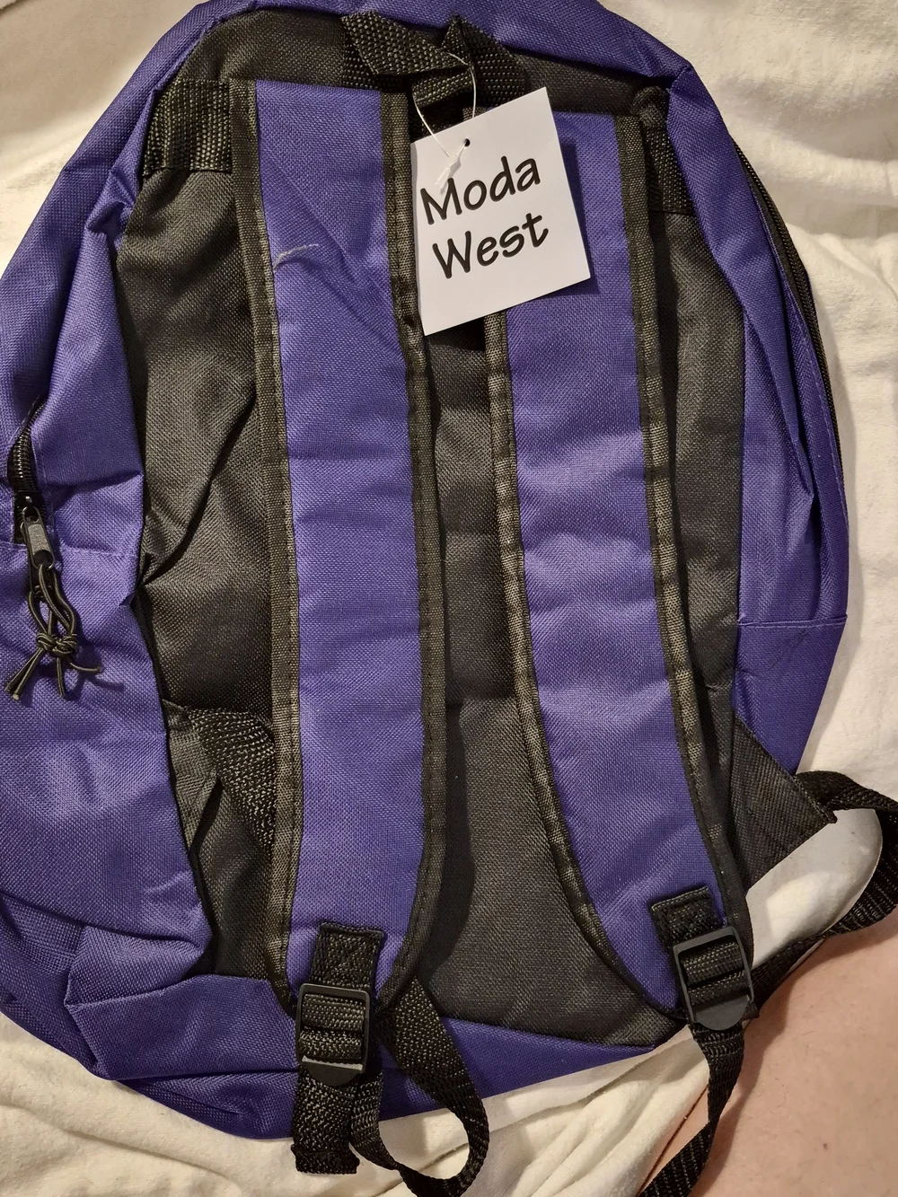Purple Kids Backpack with Front Zip Pocket - Unbranded